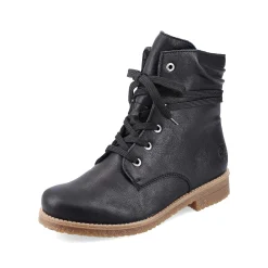 Rieker Women'S Corded Boots Night Black