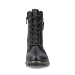 Rieker Women'S Corded Boots Night Black