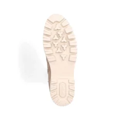 Rieker Women'S Corded Boots Cream Beige
