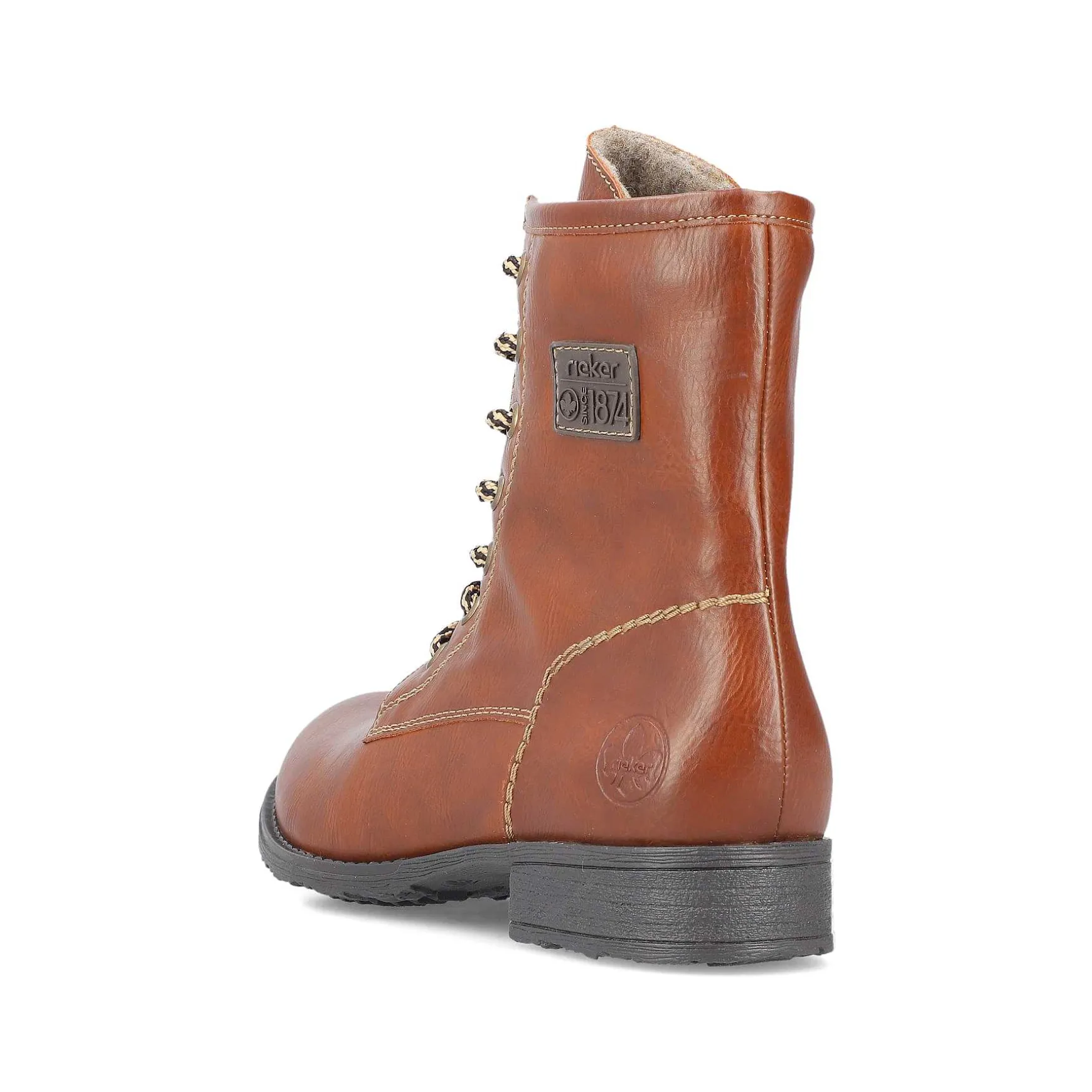 Rieker Women'S Corded Boots Fox Brown