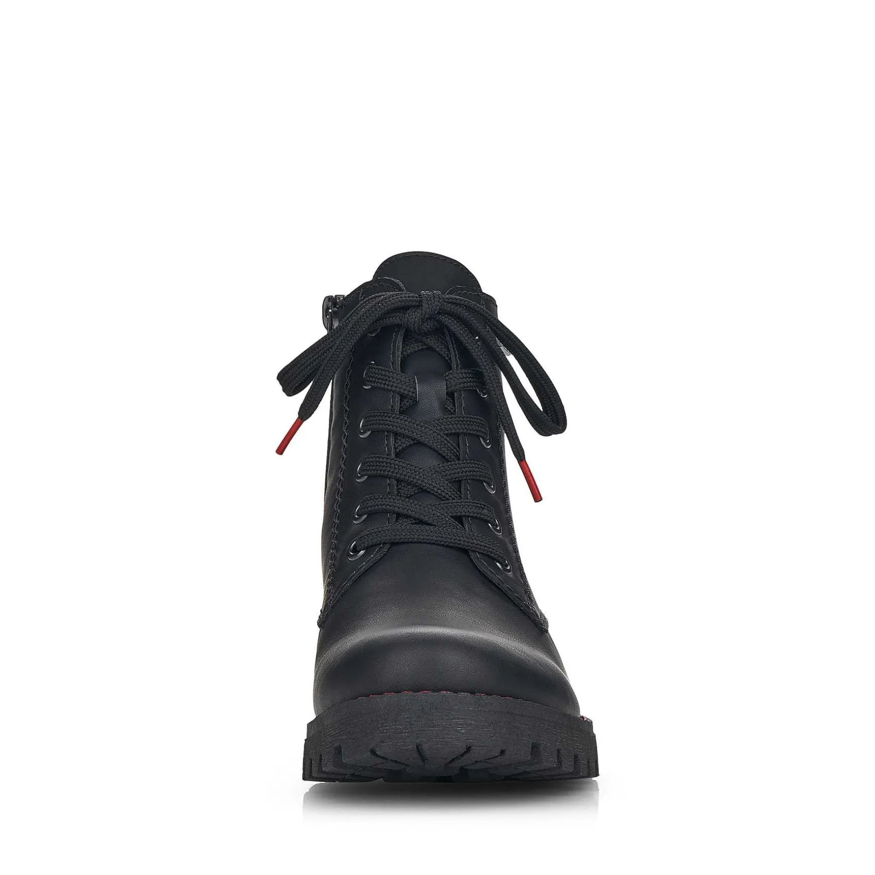 Rieker Women'S Corded Boots Deep Black