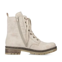 Rieker Women'S Corded Boots Light Beige