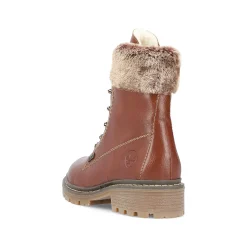 Rieker Women'S Corded Boots Fox Brown
