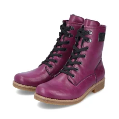 Rieker Women'S Corded Boots Eggplant