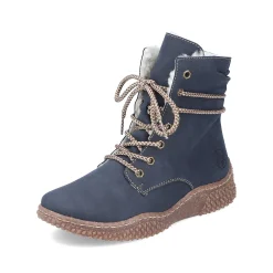 Rieker Women'S Corded Boots Royal Blue