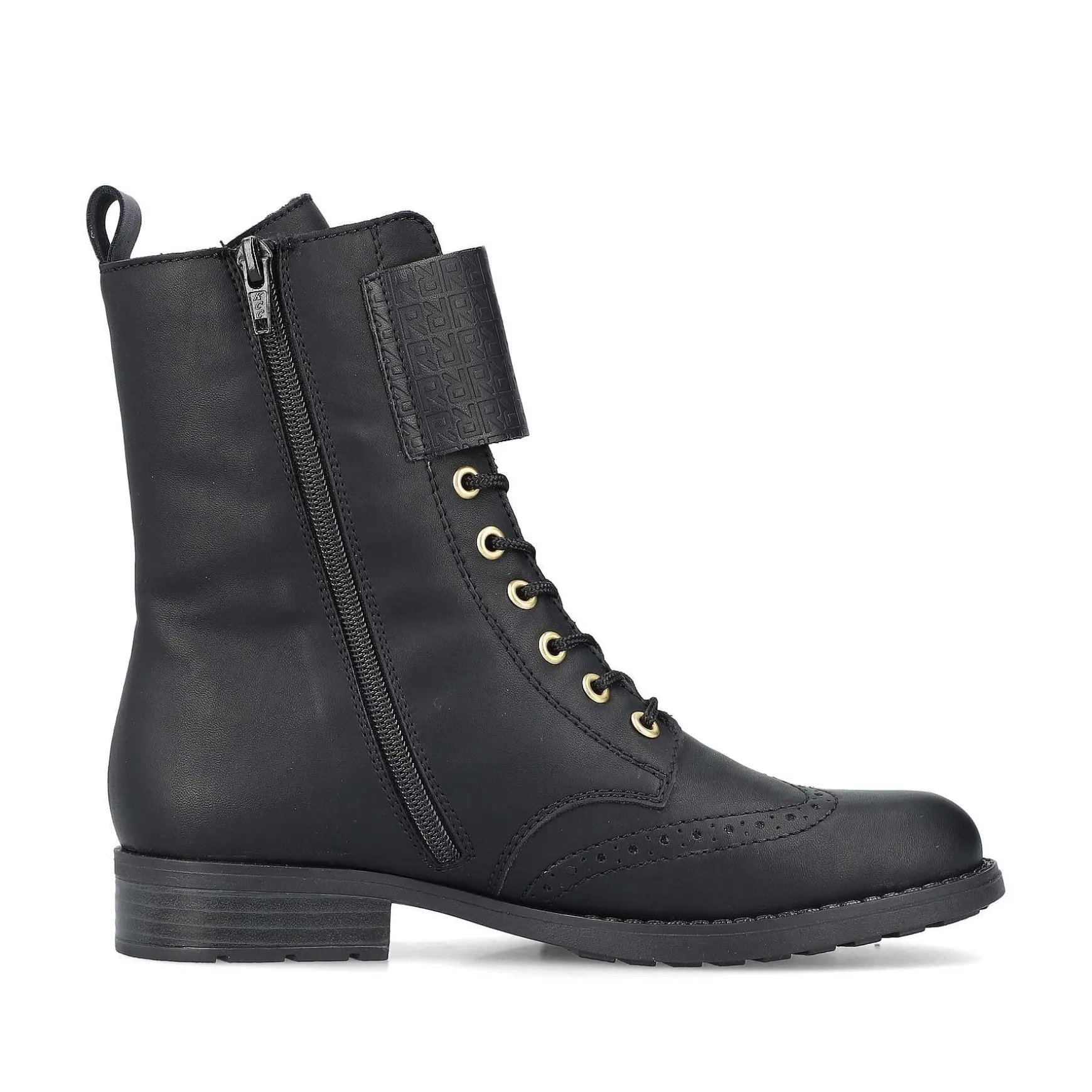 Rieker Women'S Corded Boots Asphalt Black