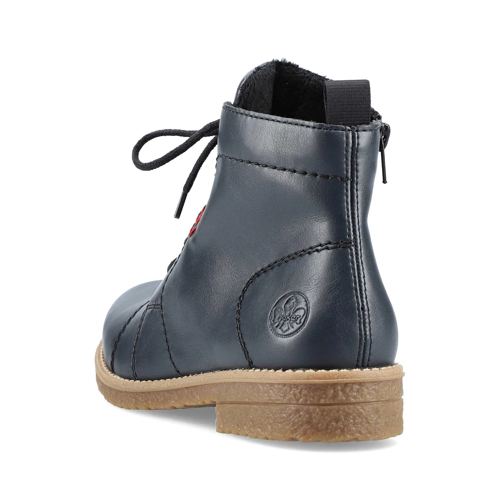 Rieker Women'S Corded Boots Navy Blue