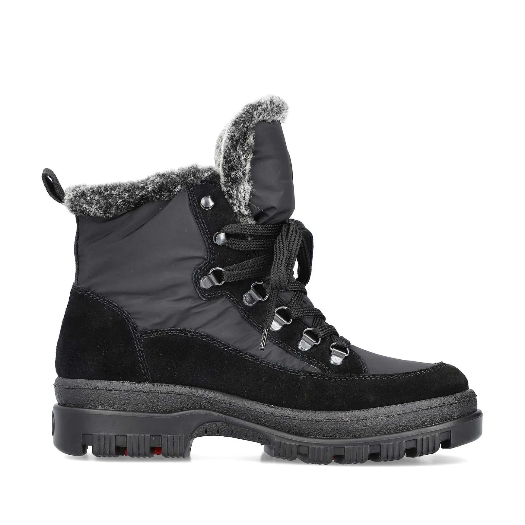 Rieker Women'S Corded Boots Night Black