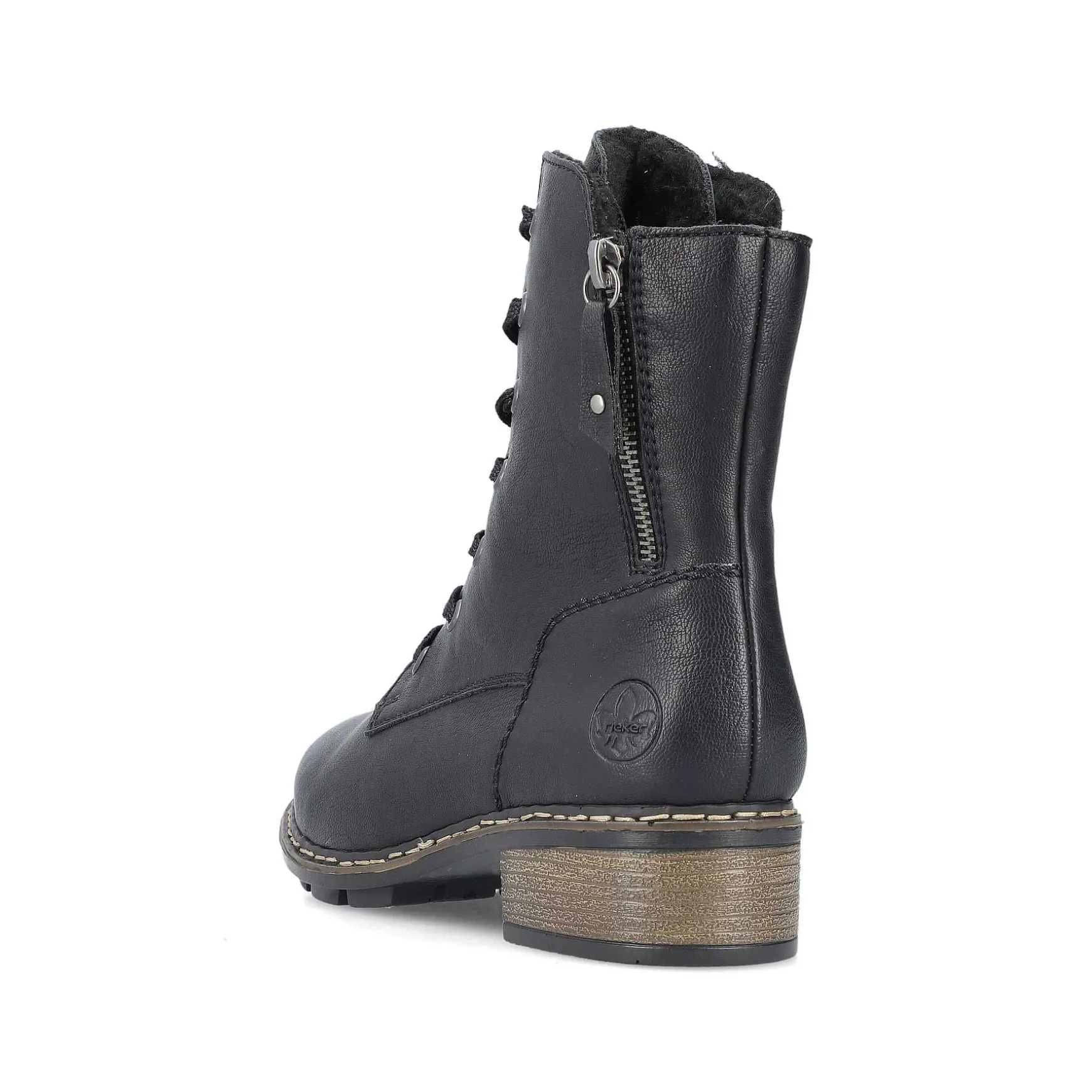 Rieker Women'S Corded Boots Night Black