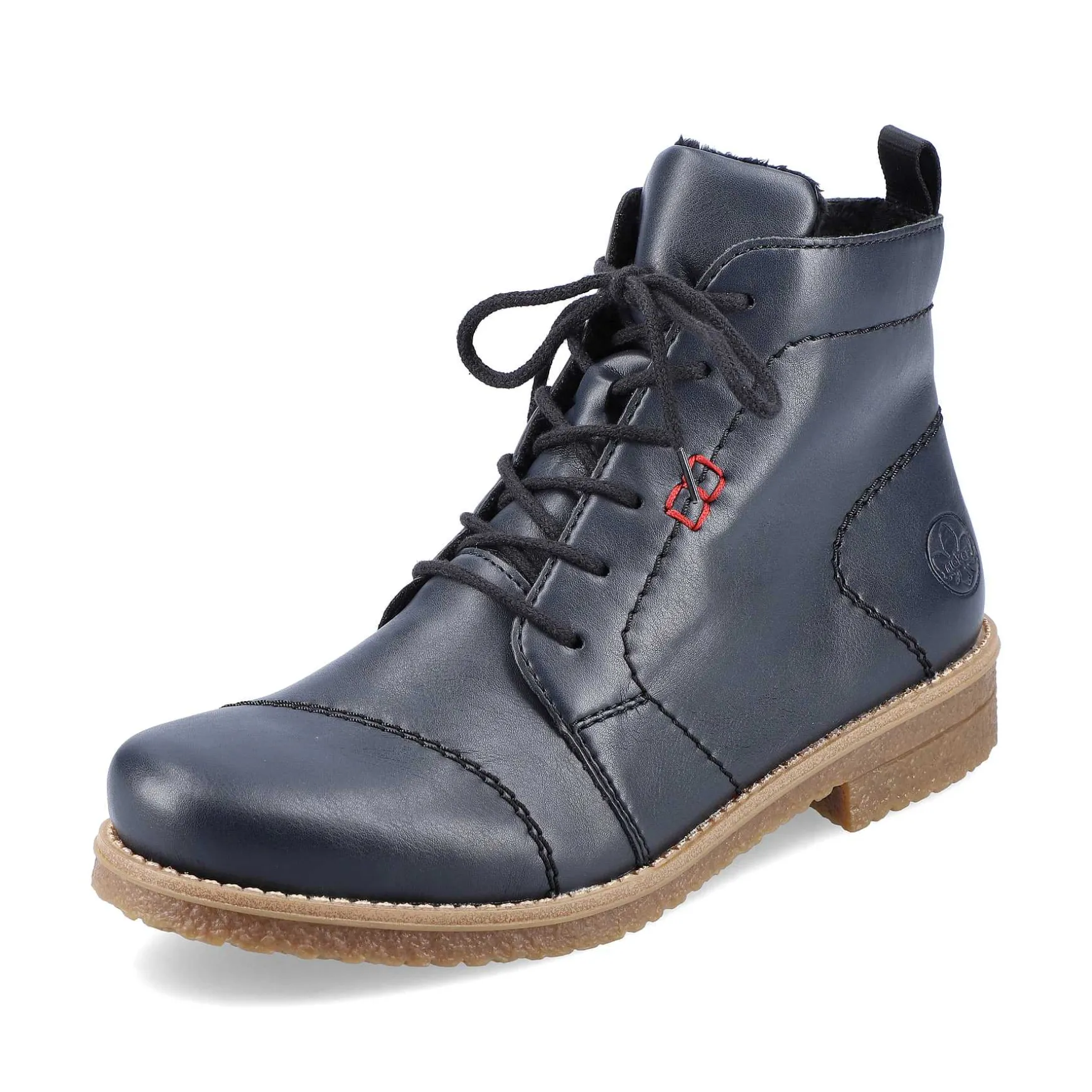 Rieker Women'S Corded Boots Navy Blue