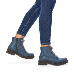 Rieker Women'S Corded Boots Sky Blue