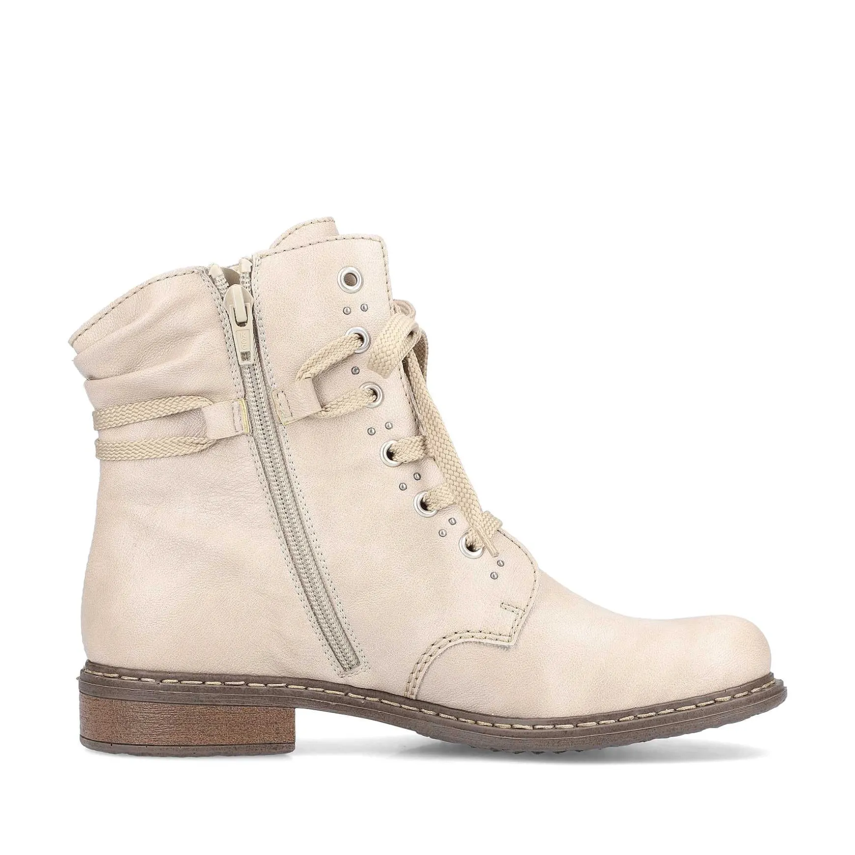 Rieker Women'S Corded Boots Vanilla Beige