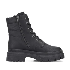 Rieker Women'S Corded Boots Night Black