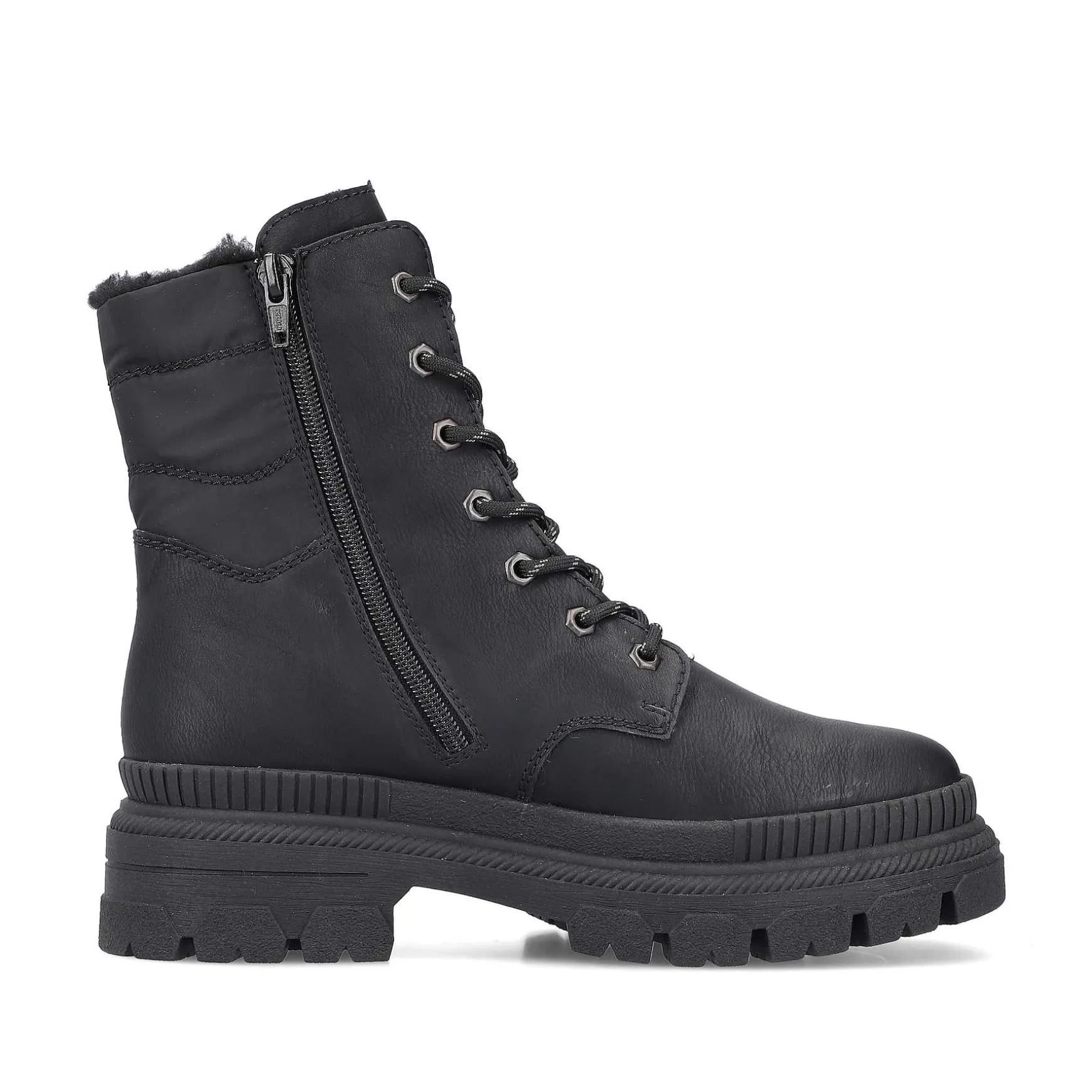 Rieker Women'S Corded Boots Night Black