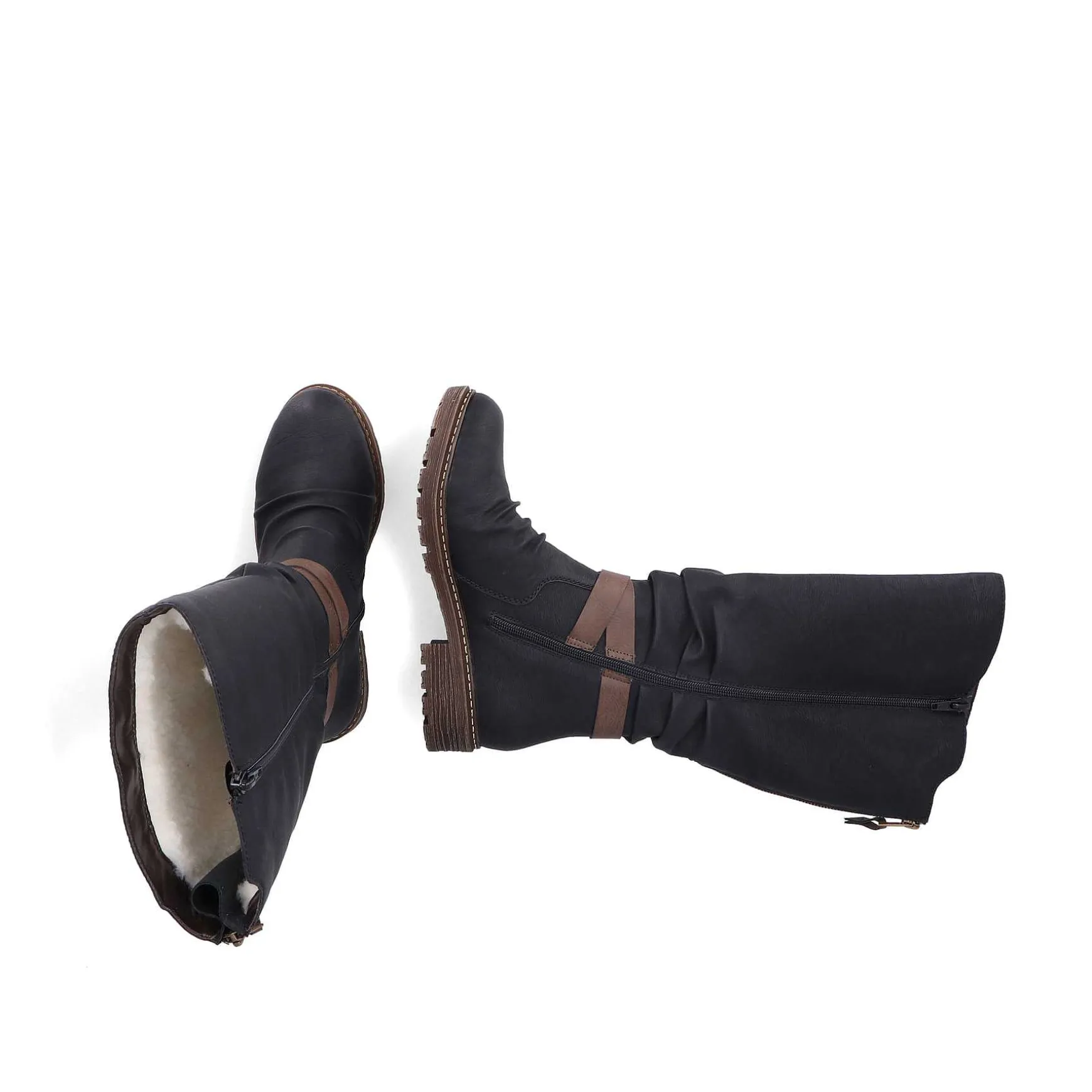 Rieker Women'S High-Shaft Boots Deep Black