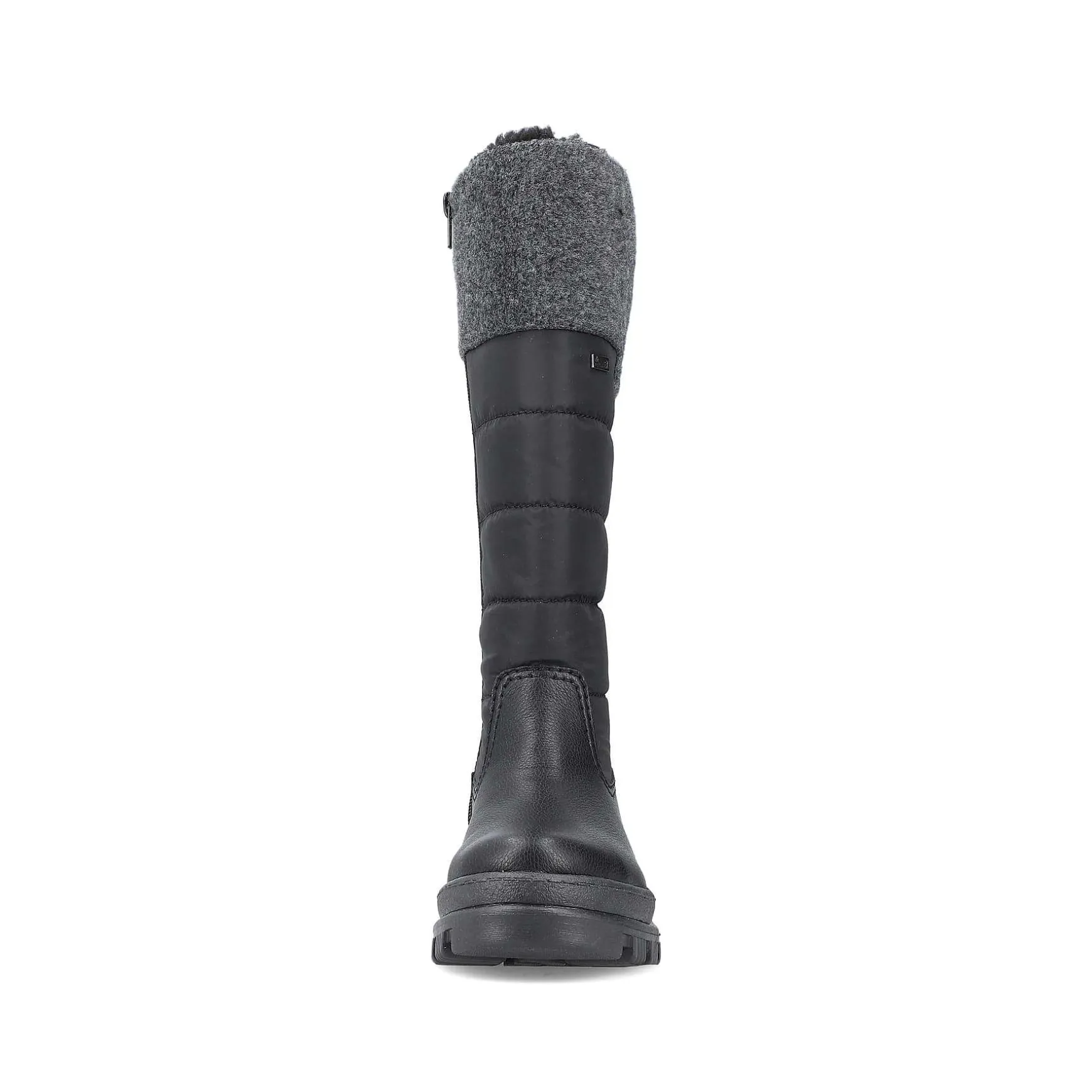 Rieker Women'S High-Shaft Boots Graphite Black