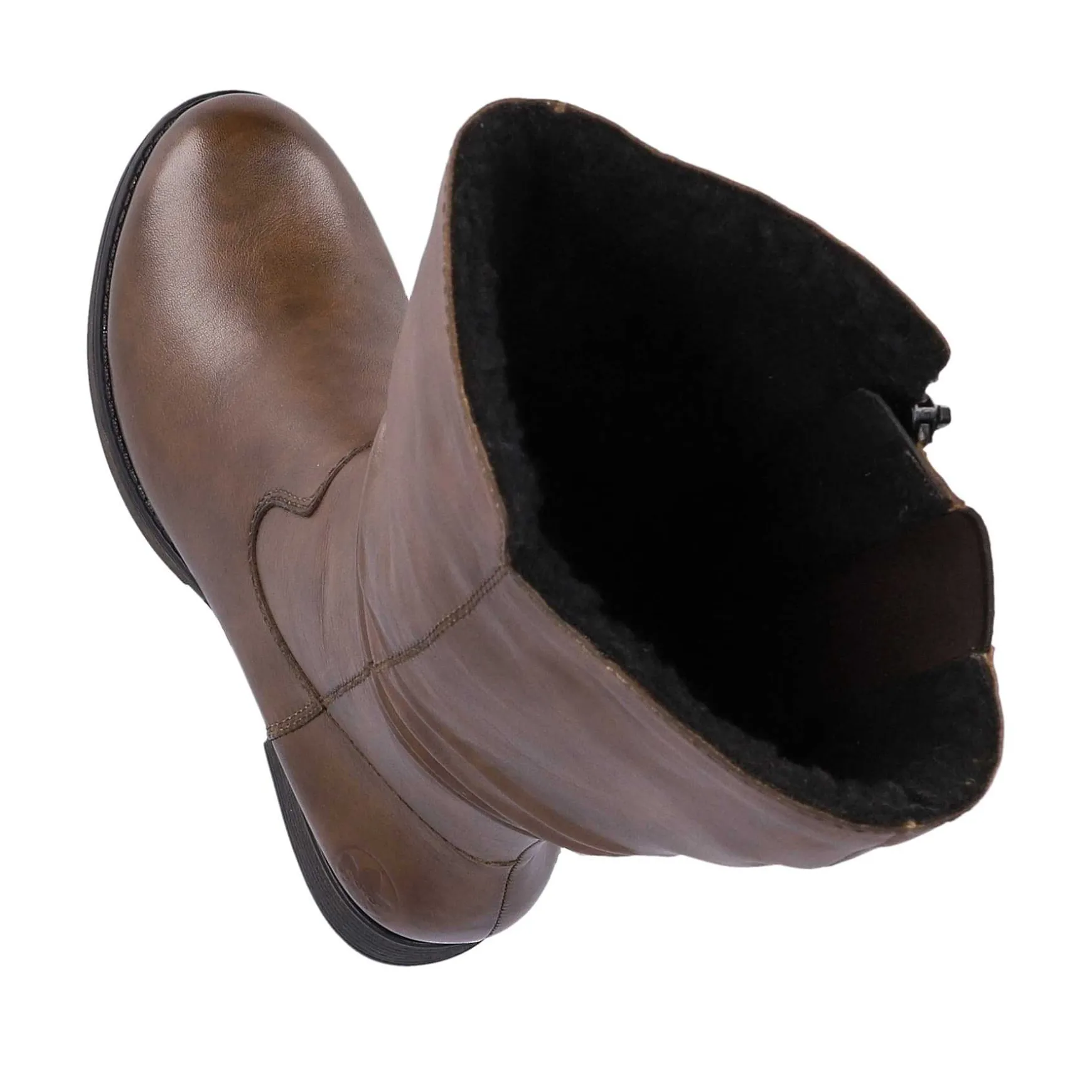 Rieker Women'S High-Shaft Boots Coffee Brown