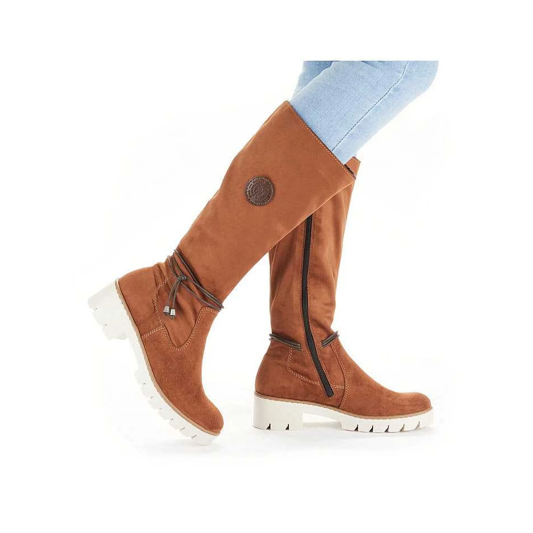 Rieker Women'S High-Shaft Boots Chestnut Brown