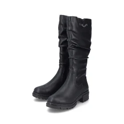 Rieker Women'S High-Shaft Boots Night Black