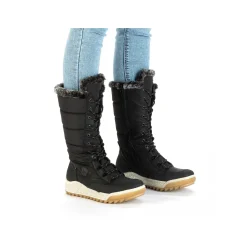 Rieker Women'S High-Shaft Boots Asphalt Black