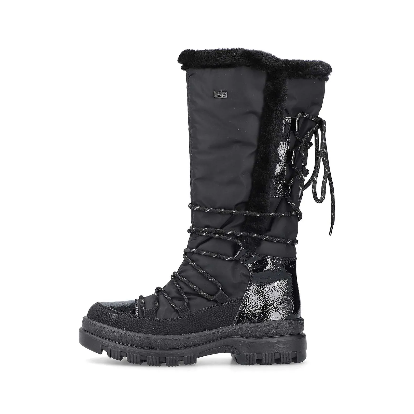 Rieker Women'S High-Shaft Boots Graphite Black