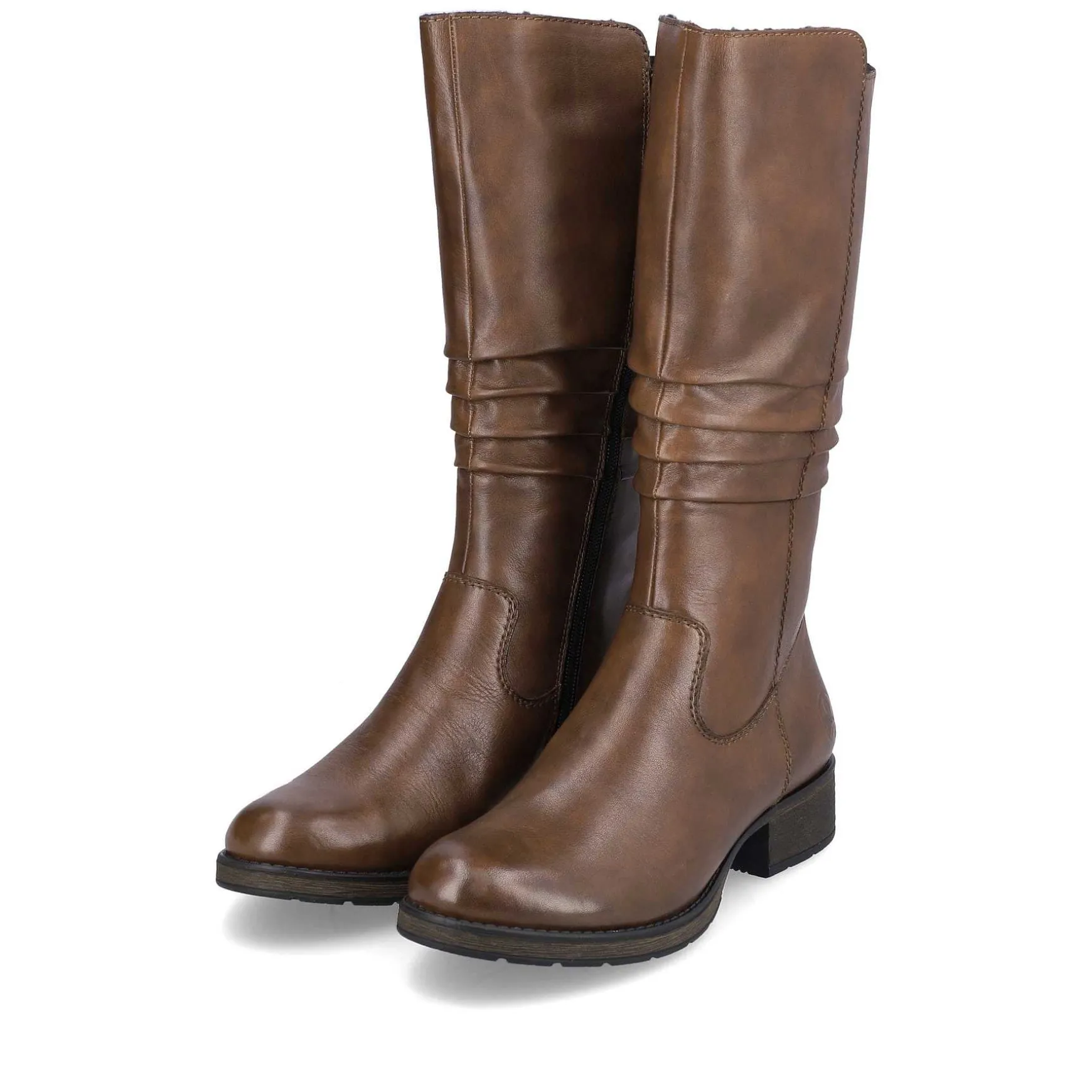 Rieker Women'S High-Shaft Boots Coffee Brown
