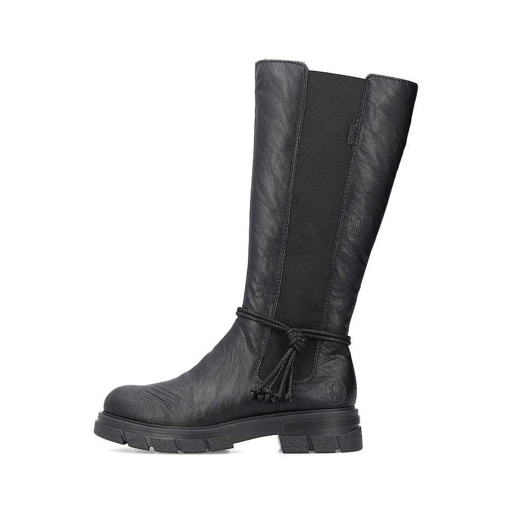 Rieker Women'S High-Shaft Boots, Glossy Black