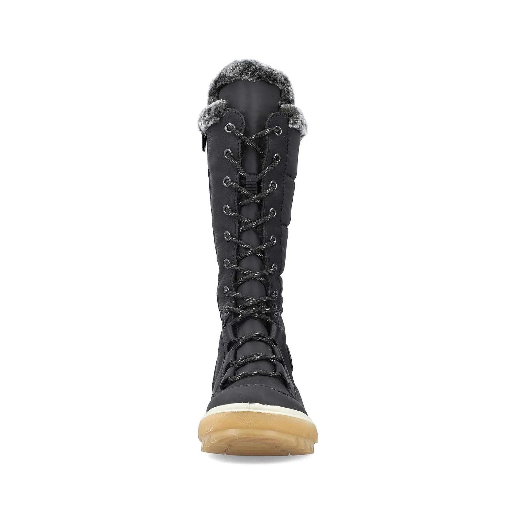 Rieker Women'S High-Shaft Boots Asphalt Black