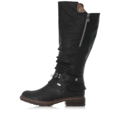 Rieker Women'S High-Shaft Boots Night Black