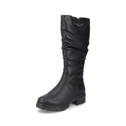 Rieker Women'S High-Shaft Boots Night Black