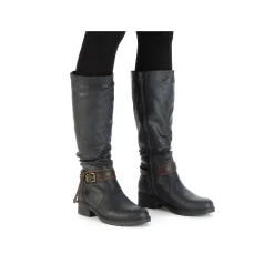 Rieker Women'S High-Shaft Boots Grey-Blue