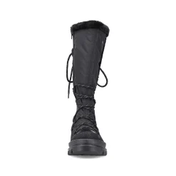 Rieker Women'S High-Shaft Boots Graphite Black