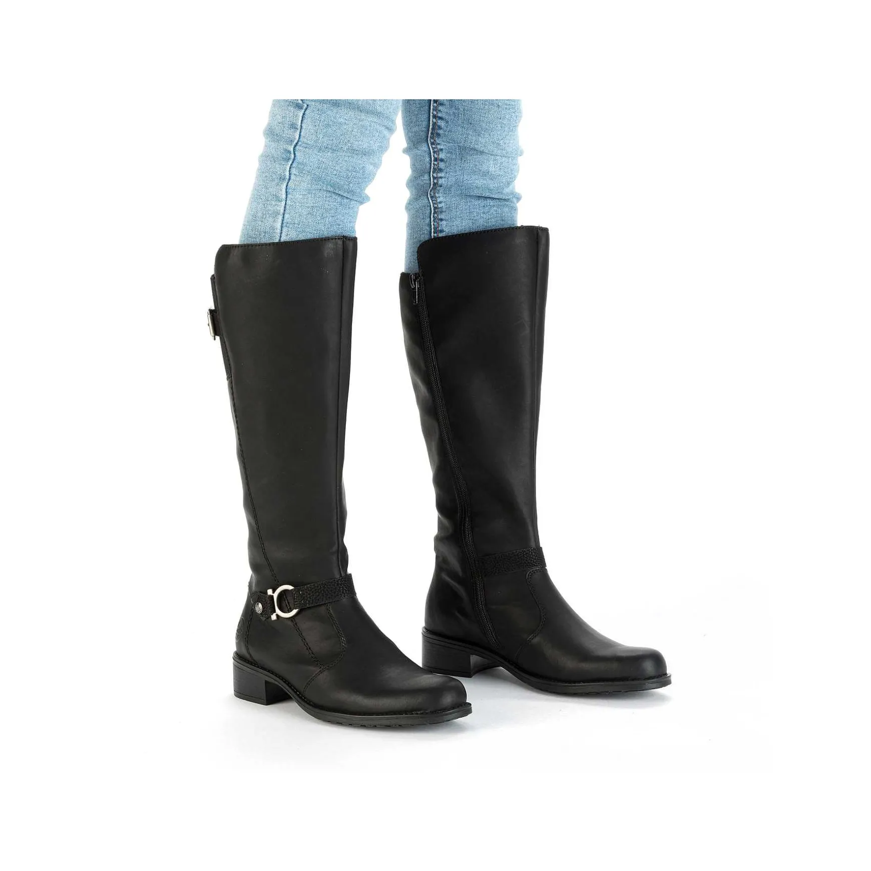 Rieker Women'S High-Shaft Boots Night Black