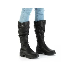 Rieker Women'S High-Shaft Boots Night Black