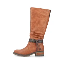Rieker Women'S High-Shaft Boots Nougat Brown