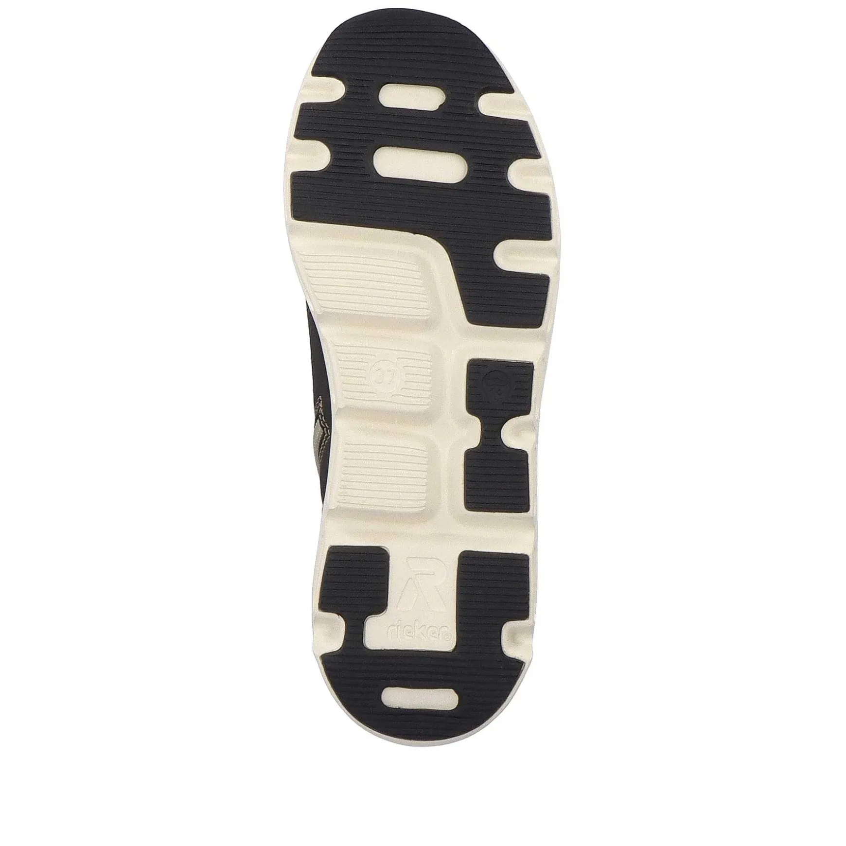 Rieker Women'S High-Top Sneakers Hazel-Wood Black