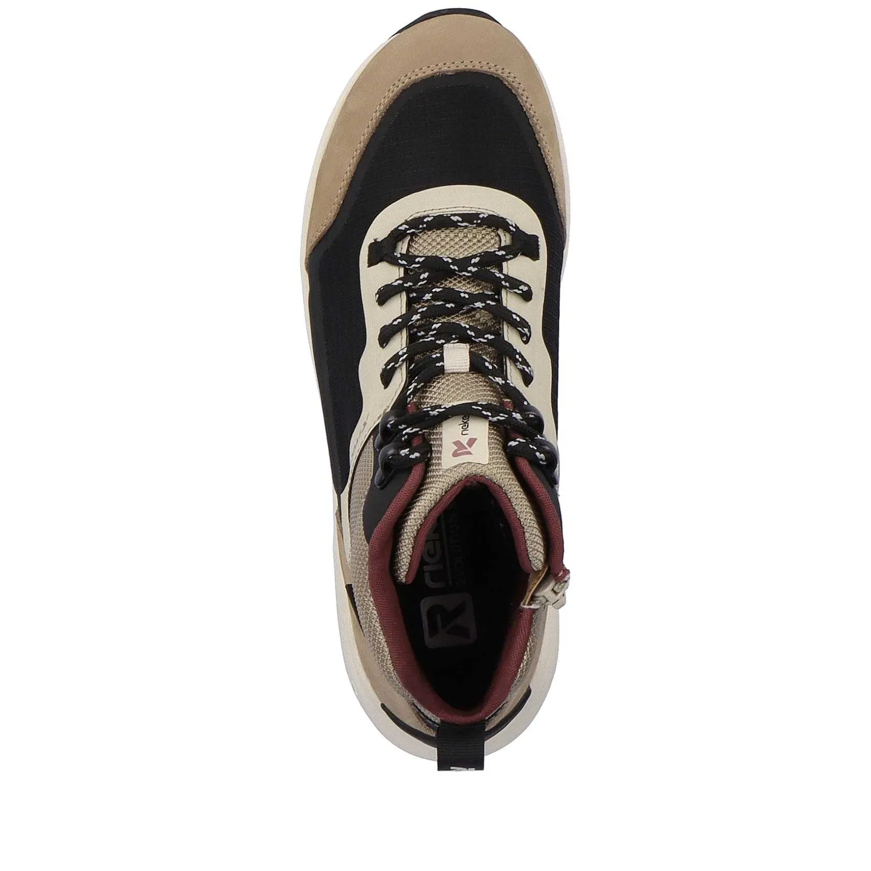 Rieker Women'S High-Top Sneakers Hazel-Wood Black