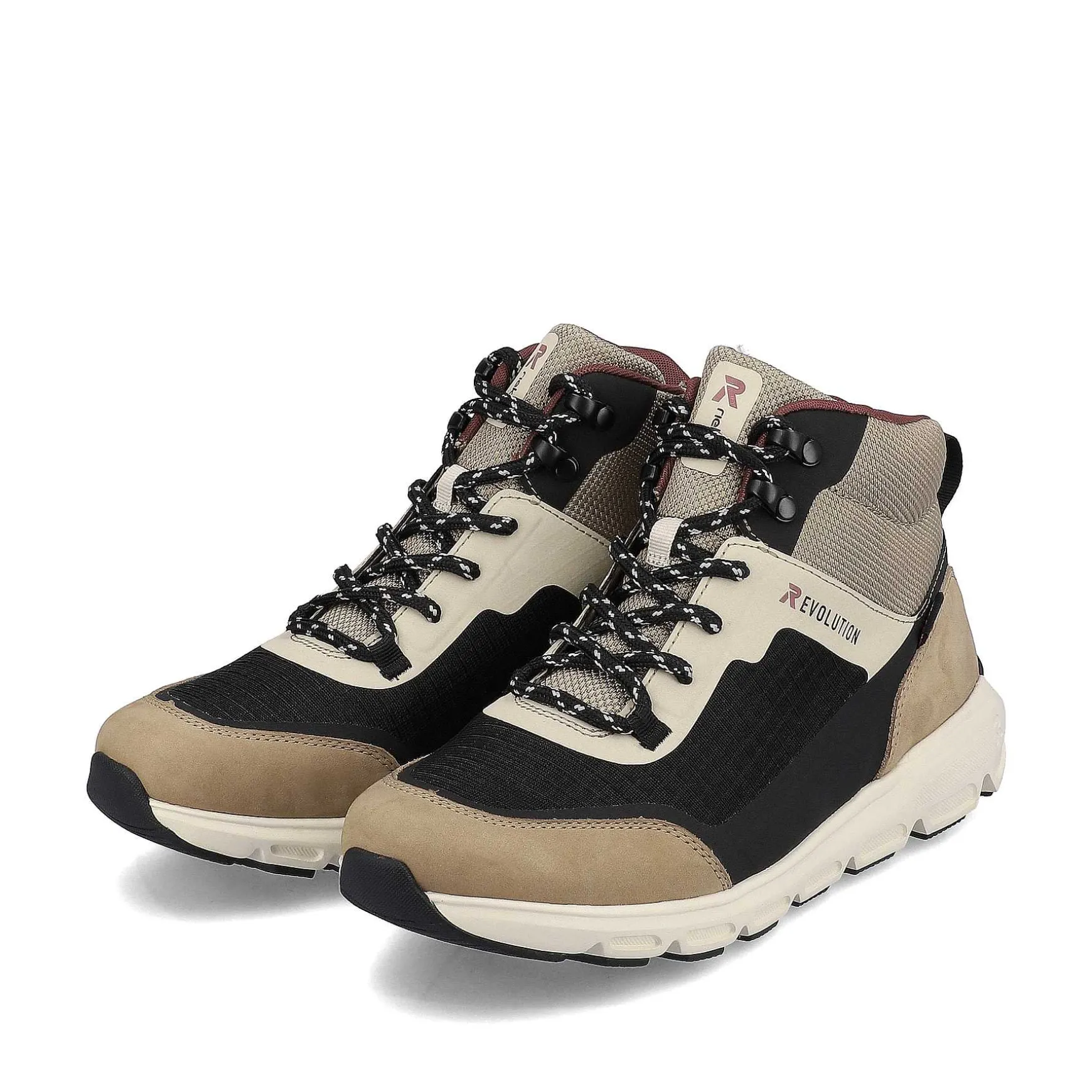 Rieker Women'S High-Top Sneakers Hazel-Wood Black