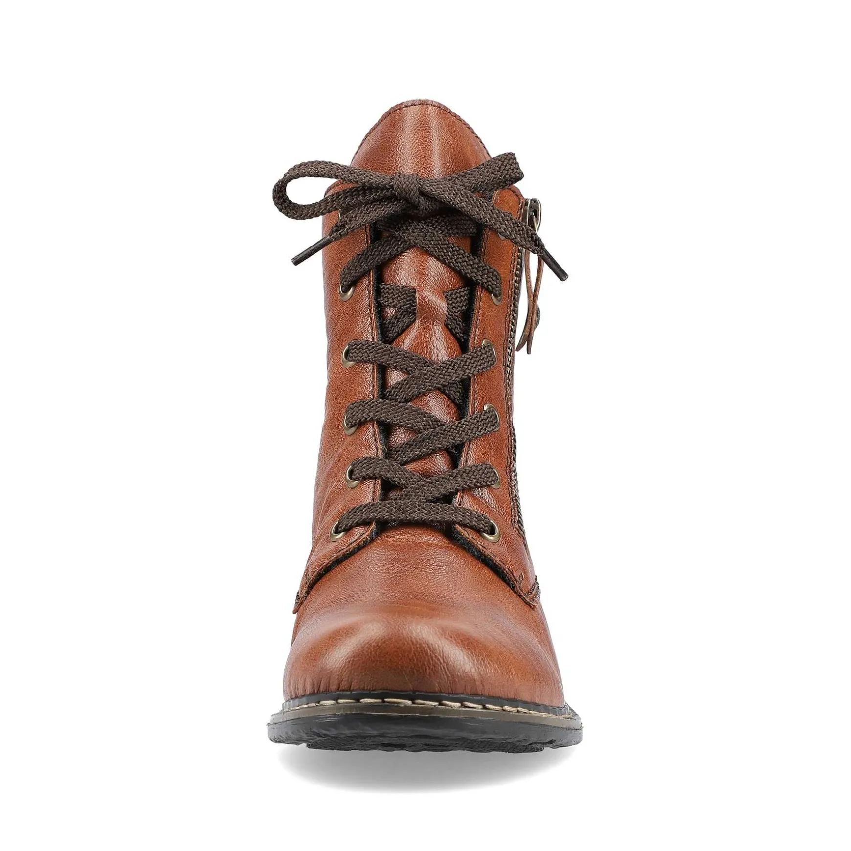Rieker Women'S Laced Boots Caramel Brown