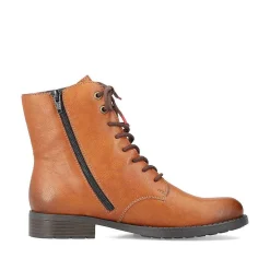 Rieker Women'S Laced Boots Caramel Brown