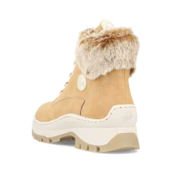 Rieker Women'S Laced Boots Caramel Brown