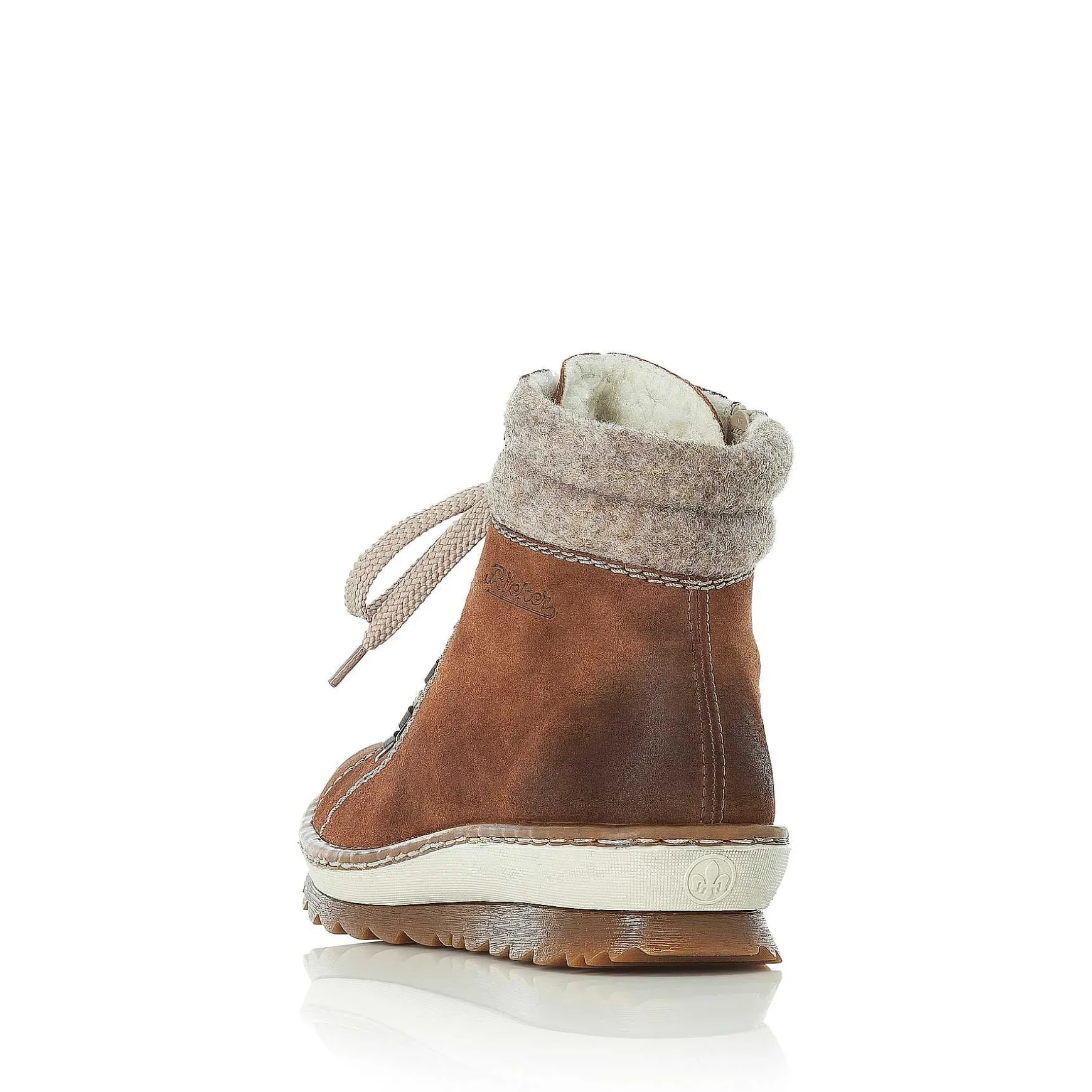 Rieker Women'S Laced Boots Caramel Brown