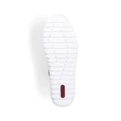 Rieker Women'S Laced Shoes Pearl White