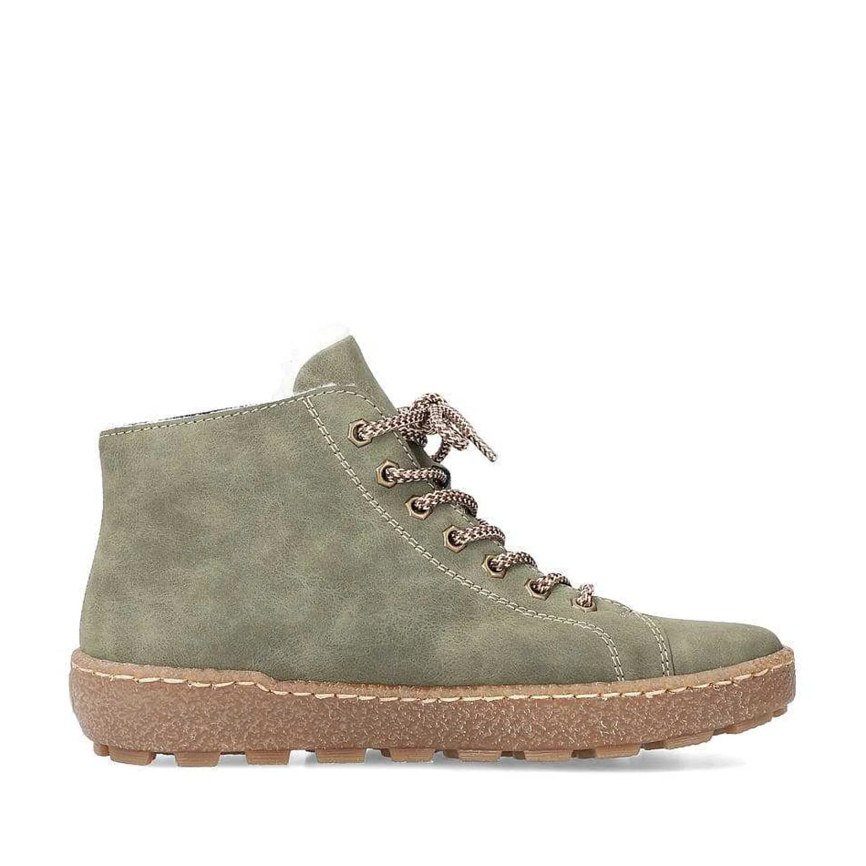 Rieker Women'S Laced Shoes Leaf Green