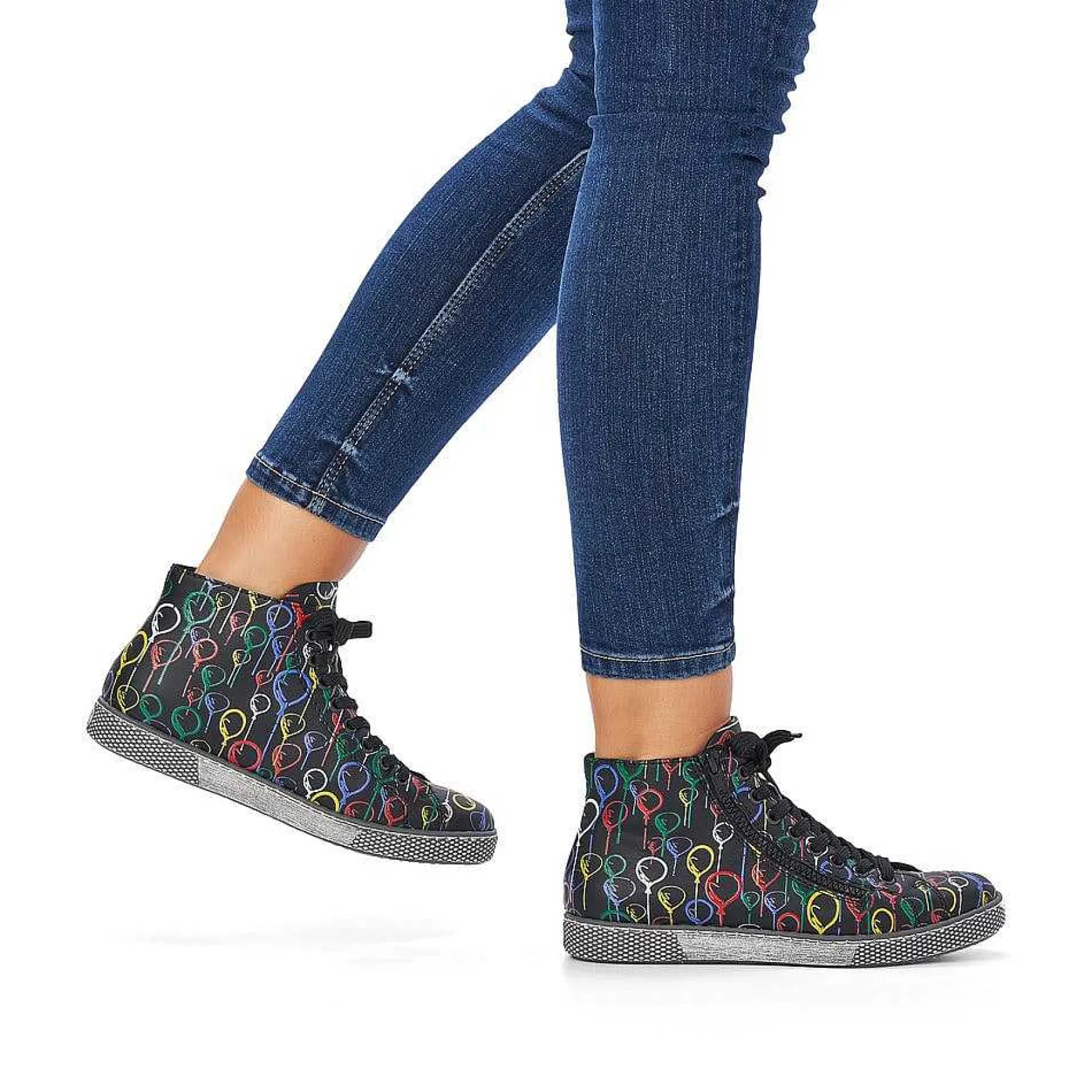 Rieker Women'S Laced Shoes Multi