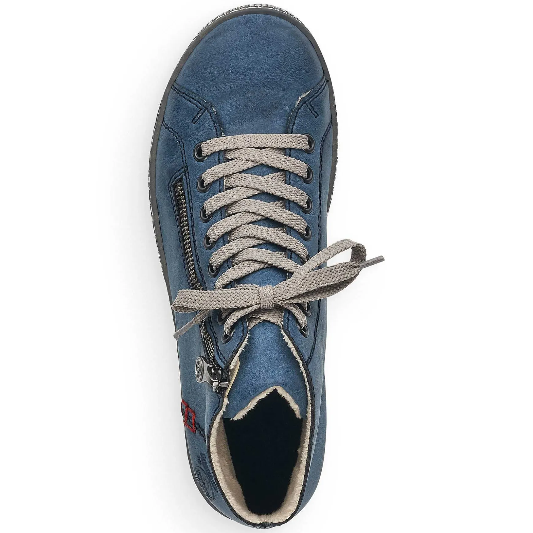 Rieker Women'S Laced Shoes Azure Blue