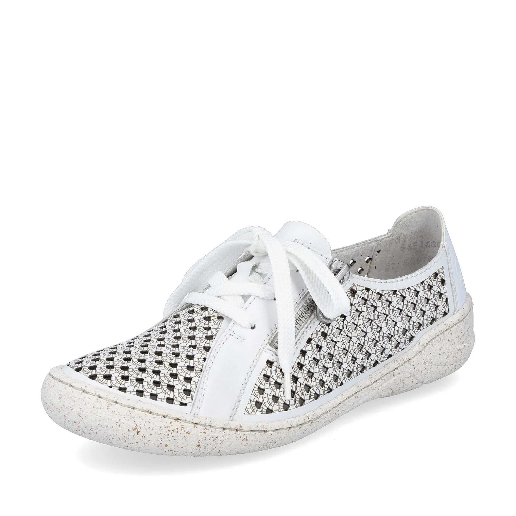 Rieker Women'S Lace-Up Shoes Pure White