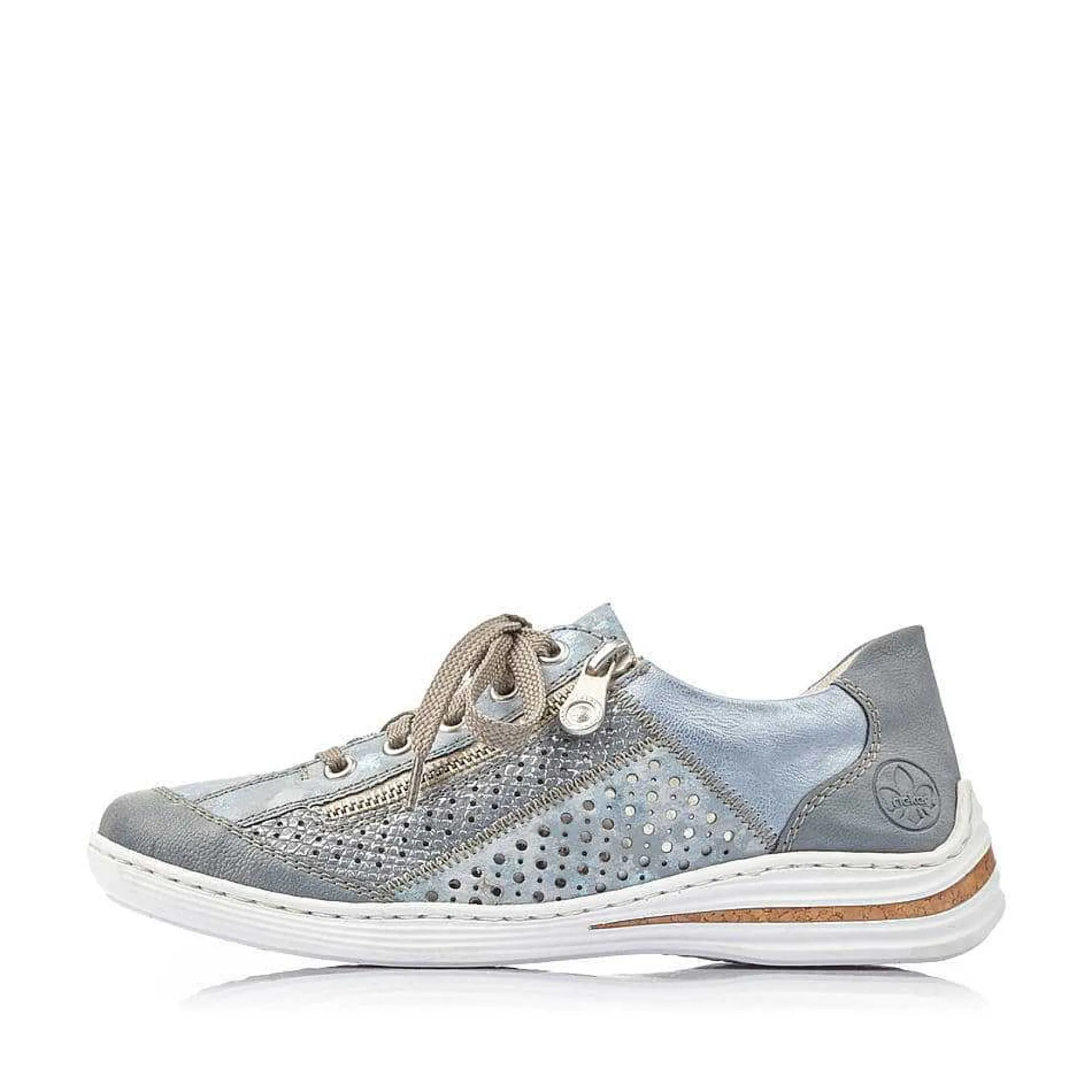 Rieker Women'S Lace-Up Shoes Sea Blue