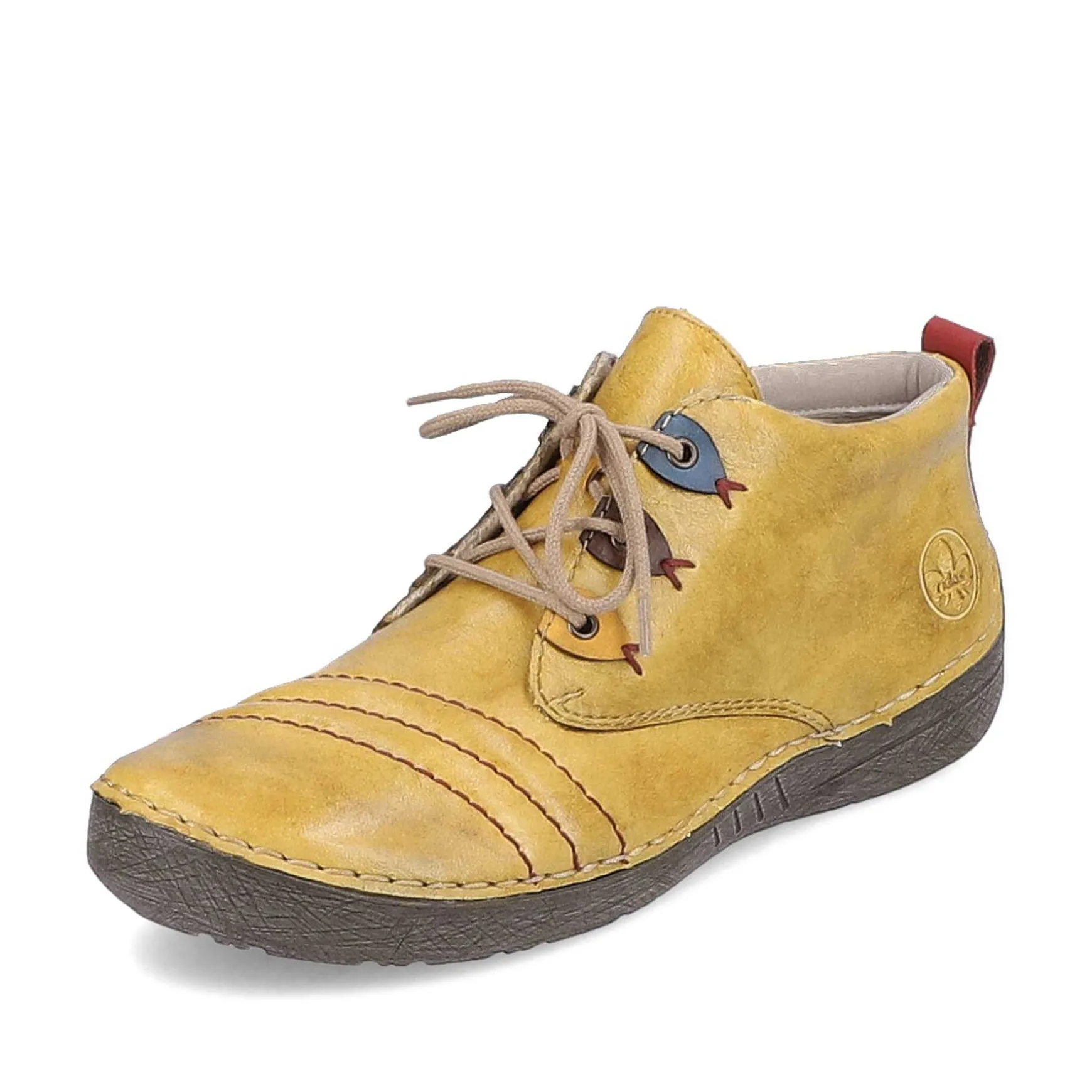 Rieker Women'S Lace-Up Shoes Exotic Yellow