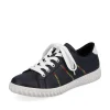 Rieker Women'S Lace-Up Shoes Navy Blue